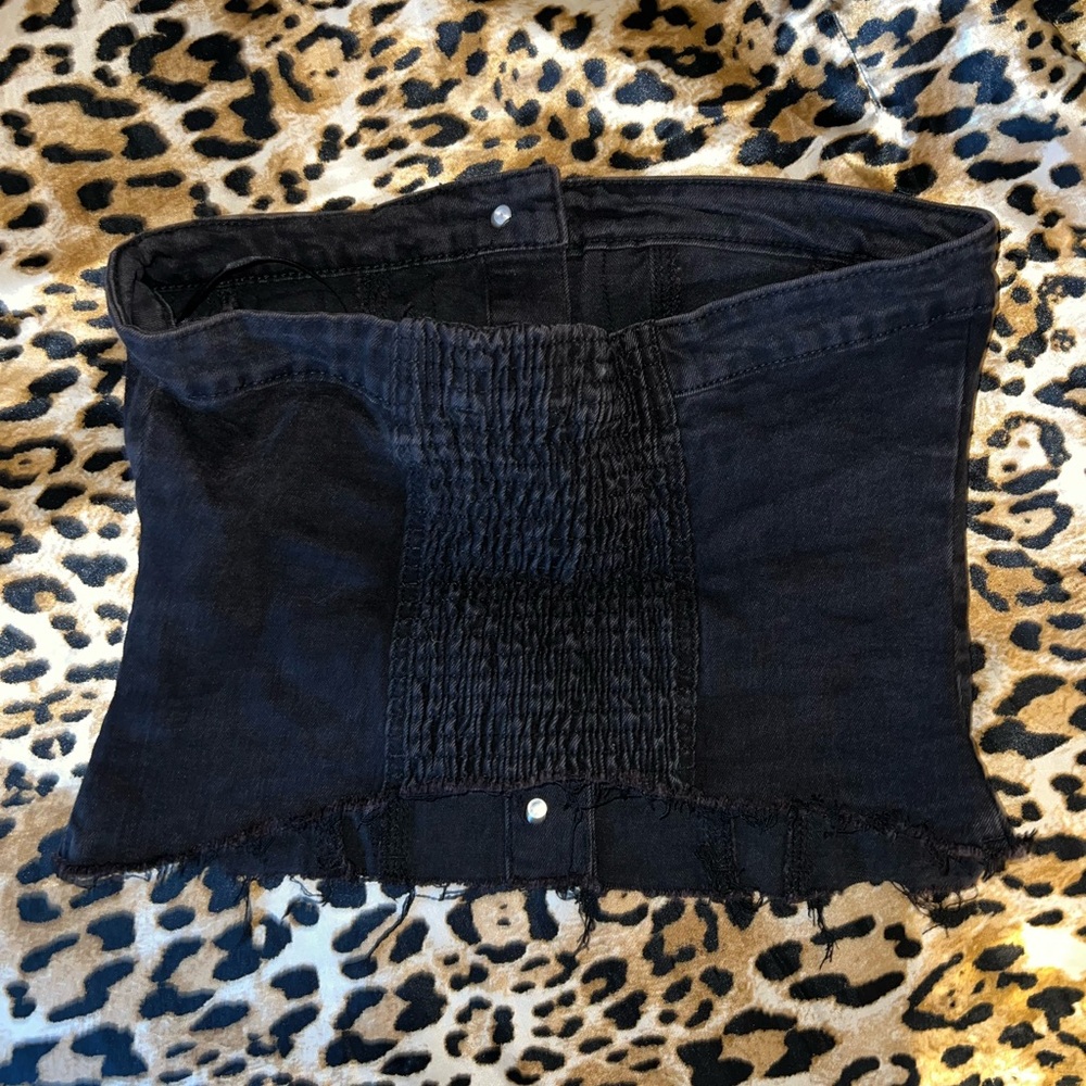 Denim Tube Top - Picture 2 of 3